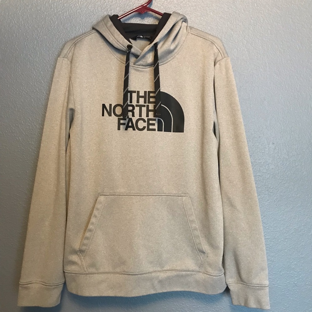 Men’s dri-fit Northface light gray hoodie ECU